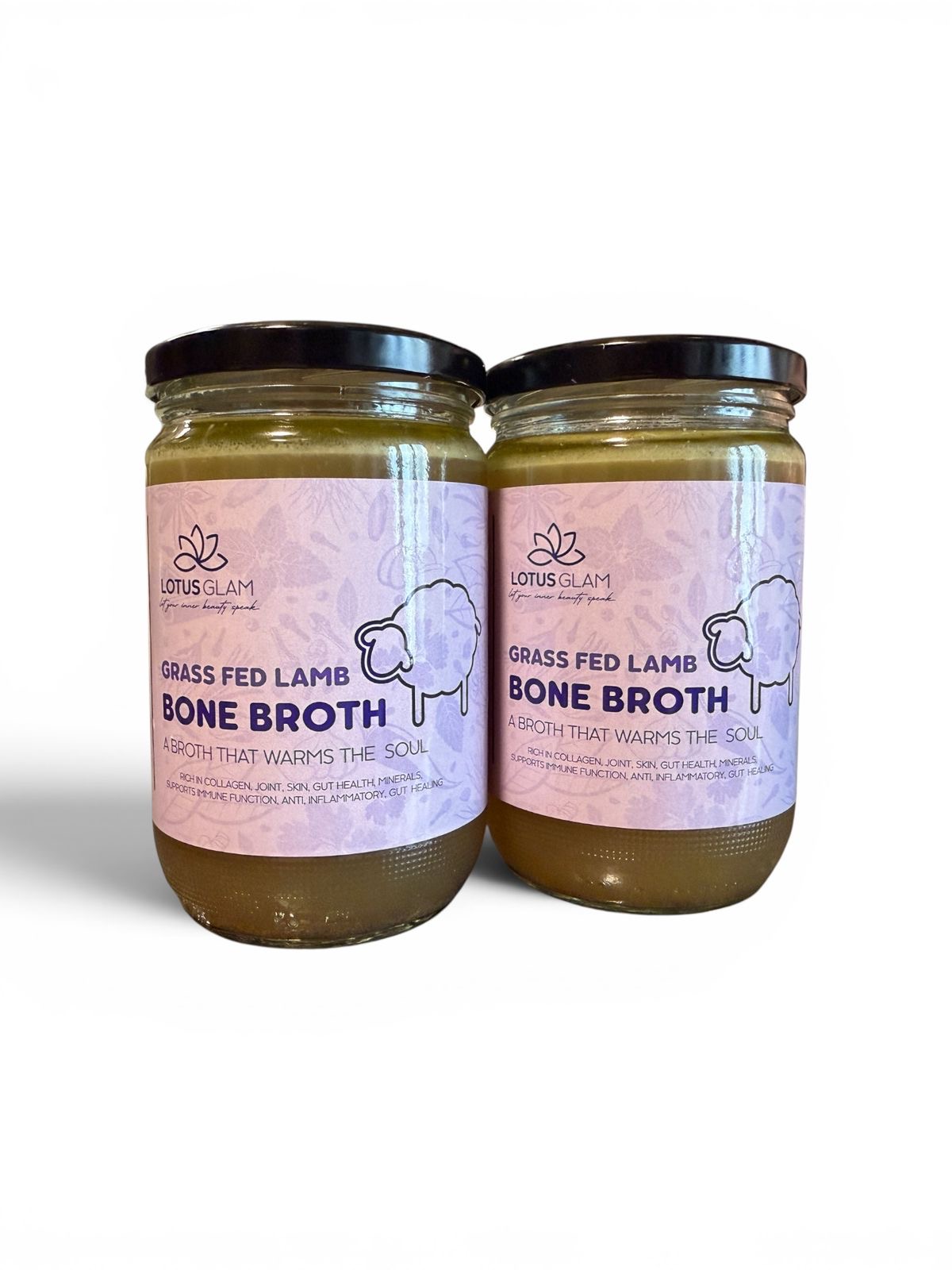 Grass-Fed Halal Lamb Bone Broth